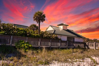 Wabasso Florida 'daki boş plajlar