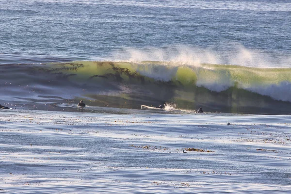 Surfing Overheads Zátony Ventura Kaliforniában 2022 — Stock Fotó