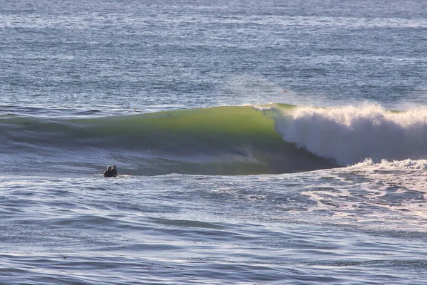 Surfing Overheads Zátony Ventura Kaliforniában 2022 — Stock Fotó