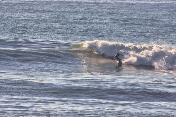 Surfing Overheads Zátony Ventura Kaliforniában 2022 — Stock Fotó