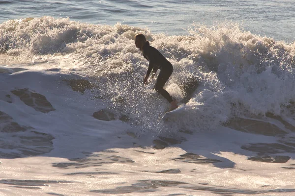 Surfing Overheads Zátony Ventura Kaliforniában 2022 — Stock Fotó