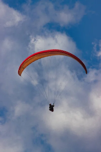 Paragliding Rincon Cliffs California — Stock Photo, Image