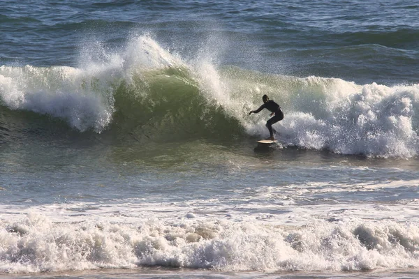 Surfen Rincon Cove Californië — Stockfoto