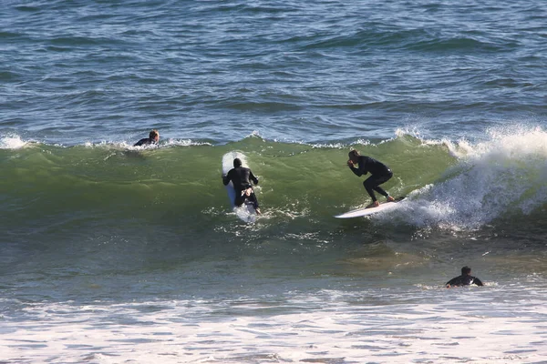 Surfen Rincon Cove Californië — Stockfoto