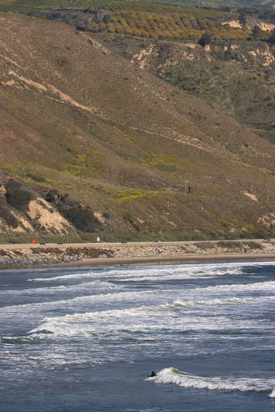 加州的冲浪林肯湾 — 图库照片