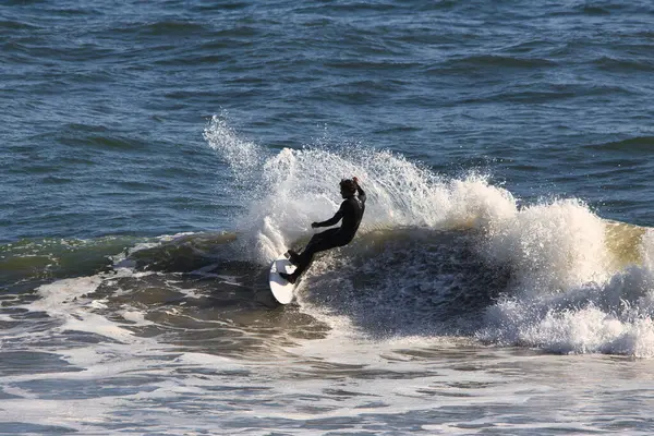 Surfing Rincon Cove California — Stock Photo, Image