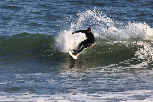 Surfing Rincon Cove California —  Fotos de Stock