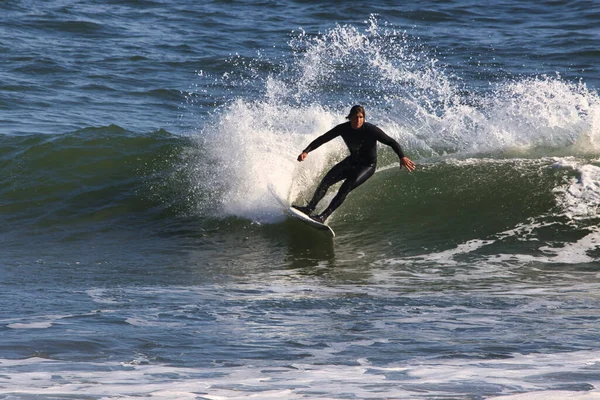 Surfing Rincon Cove California — Foto de Stock