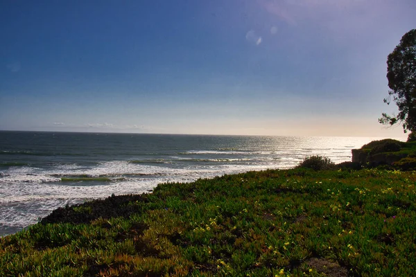 Windy Spring Day Santabarbara Mesa — стокове фото