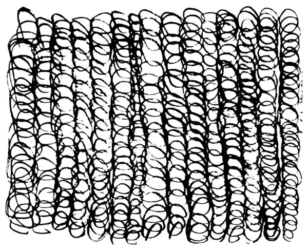 Garabatos Espiral Dibujados Mano Dibujo Rápido Fondo Artístico Expresivo Elemento — Archivo Imágenes Vectoriales