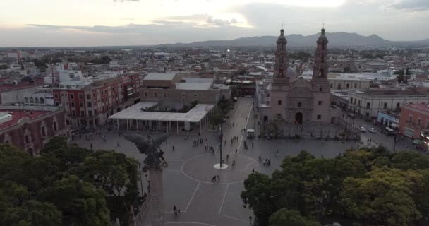 Obszar Toma Del Centro Aguascalientes — Wideo stockowe