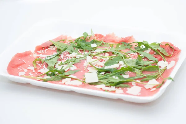 Algese Mit Parmesanöl Und Rucola — Stockfoto