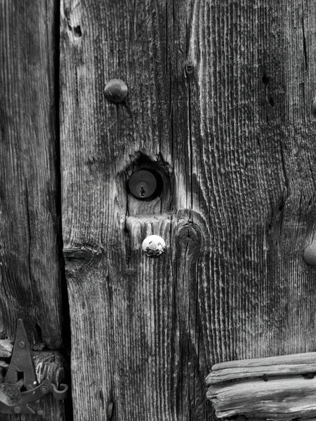 アンティークの木製ドアパターンの詳細 — ストック写真