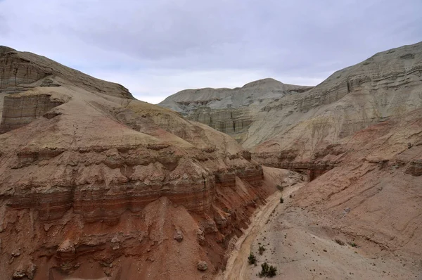 Kazakhstan State Central Asia Country Landscapes Stretch West East Caspian — стокове фото