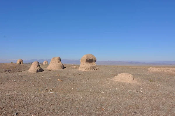 Kazakhstan State Central Asia Country Landscapes Stretch West East Caspian — стокове фото