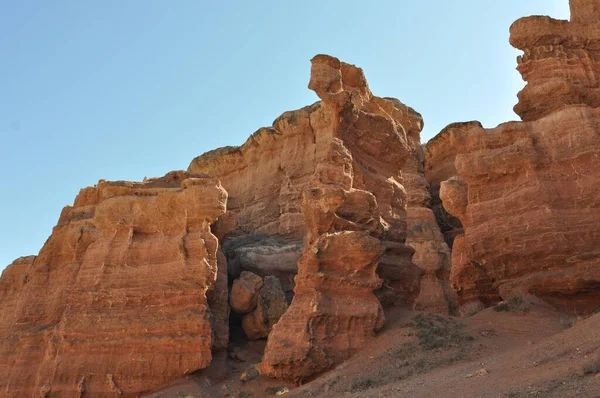 Kazachstan Een Centraal Aziatische Staat Landschappen Strekken Zich Uit Van — Stockfoto