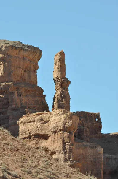 Kazakhstan State Central Asia Country Landscapes Stretch West East Caspian — стокове фото