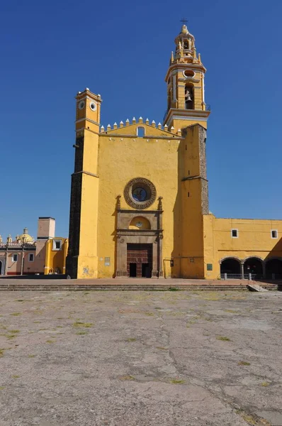 Convento Franciscano San Gabriel Arcangel Puebla Zaragoza Μεξικό — Φωτογραφία Αρχείου