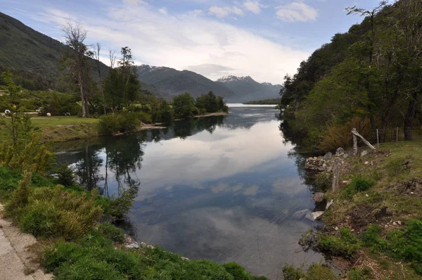 Lago Villarino Road Seven Lakes Argentina — 스톡 사진