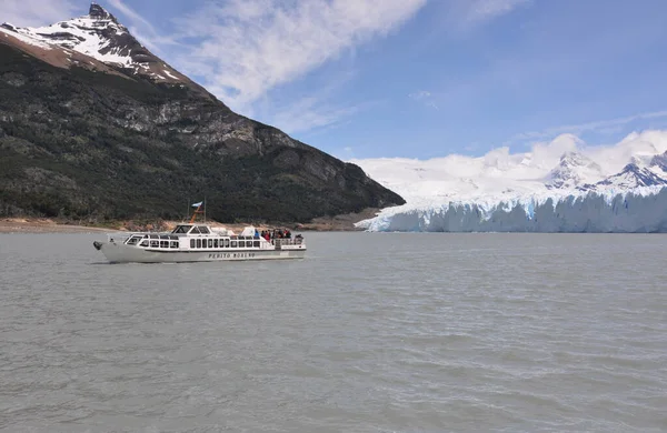 글레이셔스 Los Glaciares National Park 아르헨티나 파타고니아의 산타크루스 남서부에 위치한다 — 스톡 사진