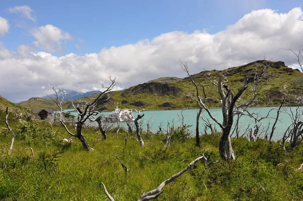 Torres Del Paine Εθνικό Πάρκο Είναι Ένα Εθνικό Πάρκο Που — Φωτογραφία Αρχείου