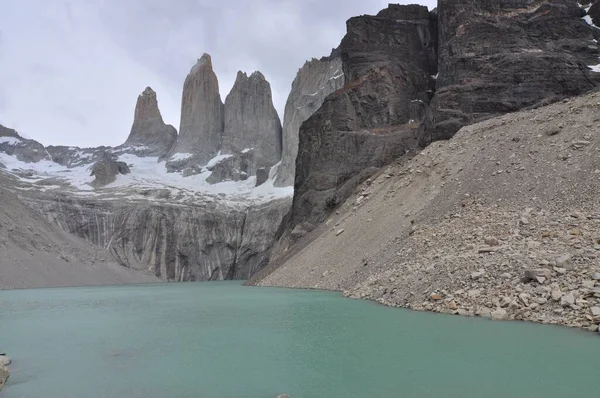 토레스델 Torres Del Paine National Park 남부의 포함하는 공원이다 — 스톡 사진