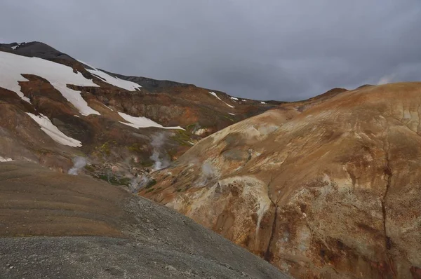 Kerlingarfjoll Mountain Range Iceland Situated Highlands Iceland Kjolur Highland Road — Stock Photo, Image