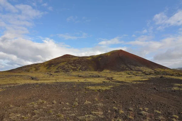 Iceland Volcanically Geologically Active Territory Its Surface Mainly Consists Plateaus — Stock Photo, Image