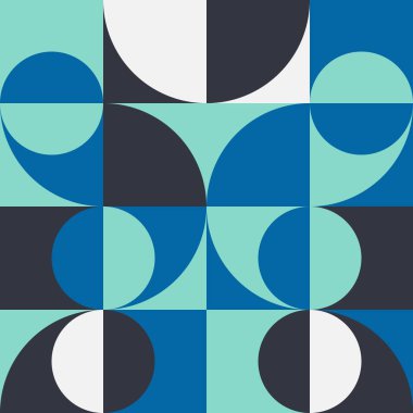 Basit şekilli geometri minimalist sanat eseri posteri. İskandinav tarzında soyut vektör deseni tasarımı. Web afişi, iş sunumu, markalaşma paketi, kumaş baskısı vs. için uygundur