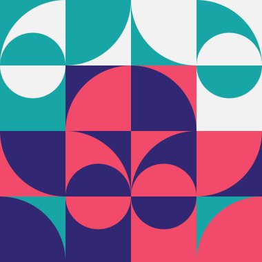 Basit şekilli geometri minimalist sanat eseri posteri. İskandinav tarzında soyut vektör deseni tasarımı. Web afişi, iş sunumu, markalaşma paketi, kumaş baskısı vs. için uygundur