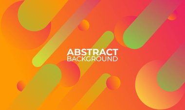 Modern dinamik şekiller tarzı arka plan. Sosyal medya şablonu, afiş, poster, promosyon vs. için uygundur