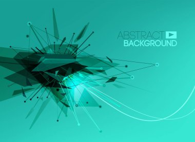 İş kapağı tasarımı için soyut CSI-Fi tarzı geometrik grafikler. Yüksek teknolojili dijital kapak tasarımı elektronik müzik. Geometrik fütürist tasarım. Düzenlenebilir Vektör illüstrasyonu