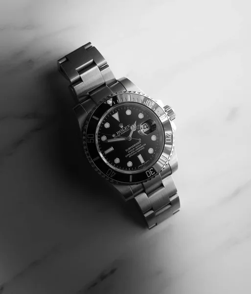 Bangkok Thaïlande Juillet 2021 Rolex Submariner Montre Est Équipée Une — Photo