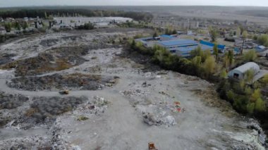 Dağlardaki kış manzarası, İHA 'nın videosu, 4K.