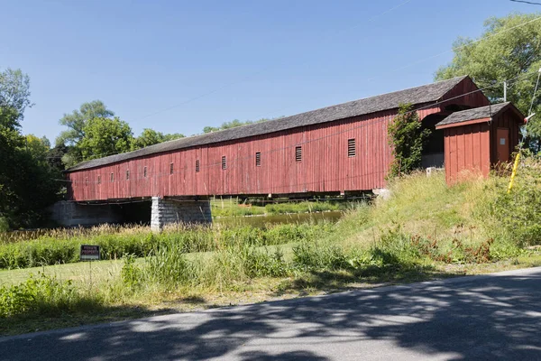 First covered bridge in Ontario Canada. this is the oldest covered in Canada, you can find it Ontario Canada.