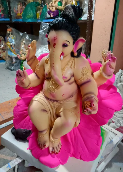 Shadu clay idol of Lord Ganesha has started to be made 