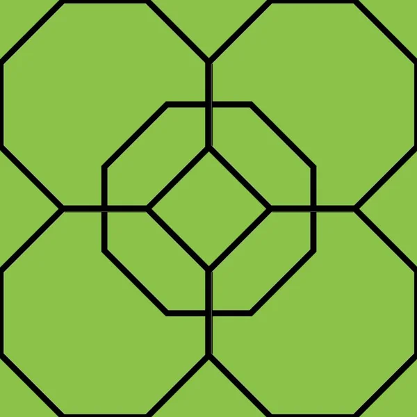 Arabische Geometriemuster Grüner Farbe Für Textilien Und Bekleidung — Stockfoto