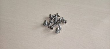 Demir fındık ve vida metal nesne cıvatalar