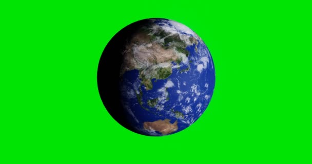 Earth Planet Globe World Render — Stockvideo