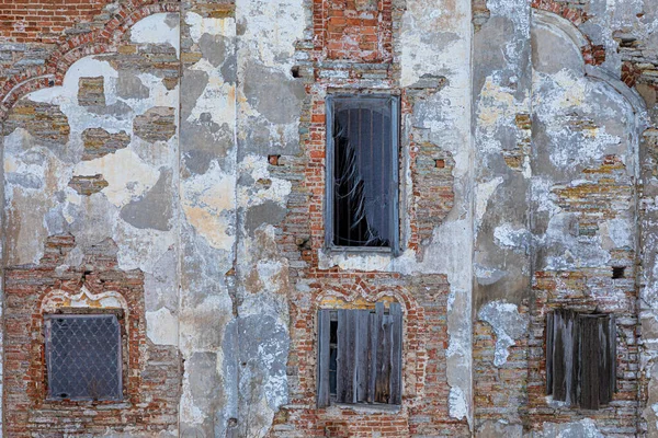 Fundo Brilhante Vívido Colorido Textura Edifício Antigo Fachada Edifício Frente — Fotografia de Stock