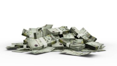 3D yığın 200 Suudi Arabistan Riyal notları