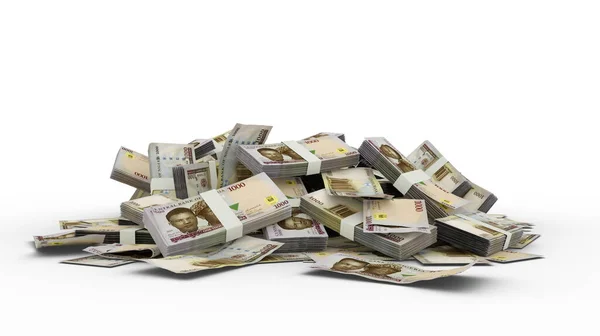 Pila 1000 Note Nigeriane Naira — Foto Stock