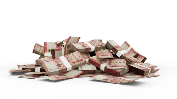 Stack 10000 Tanzanian Shilling Notes — Stock Photo, Image