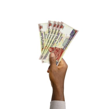 Kara El 'in elinde 3 boyutlu Mısır sterlinli banknotlar vardı.