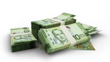 3D yığın 10000 Kosta Rika kolon notaları