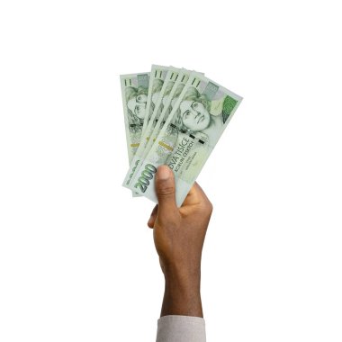 El ele tutuşan 3D Çek korunası notaları