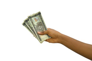 Beyaz arka planda izole edilmiş 100 Eritre nakfa notası hazırlandı.