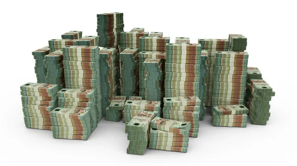 Μεγάλη Στοίβα Από Χαρτονομίσματα Των 1000 Δολαρίων Μπρουνέι Πολλά Χρήματα — Φωτογραφία Αρχείου