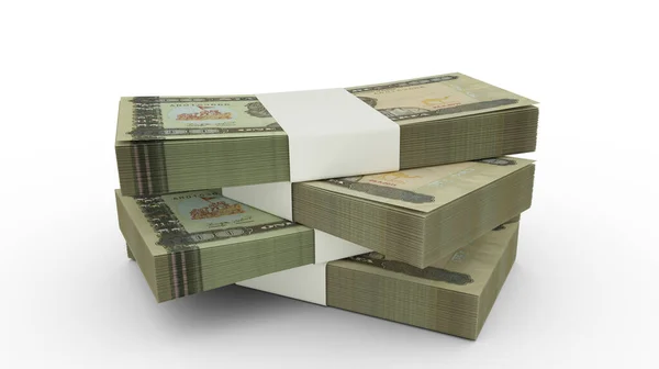 Renderelés Stack 100 Eritreai Nakfa Jegyzetek Néhány Csomag Eritreai Valuta — Stock Fotó