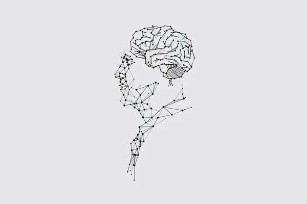 Людський Мозок Його Можливості Стоковий вектор